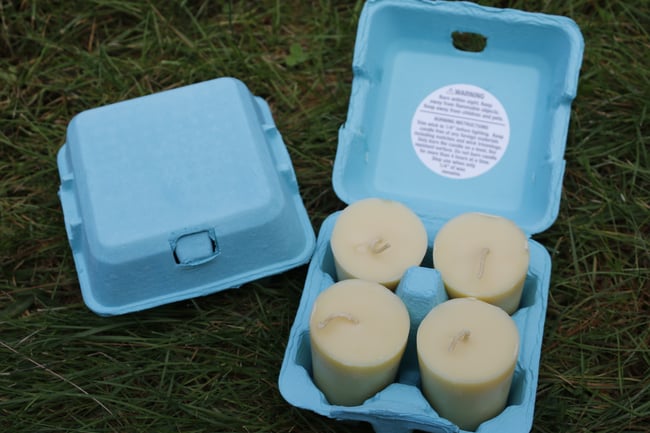 4-Pack Beeswax Votive Set