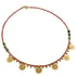 Ltd Ed - Gold Coral & Turquoise Bead Necklace #1 Image 3