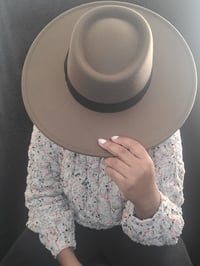 Image 4 of Wide Brim Fedora Hats