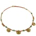 Ltd Ed - Gold Coral & Turquoise Bead Necklace #4 Image 4