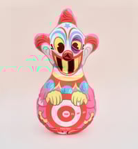 Image of Knock-A-Round Klown Handmade Plush Pillow Doll