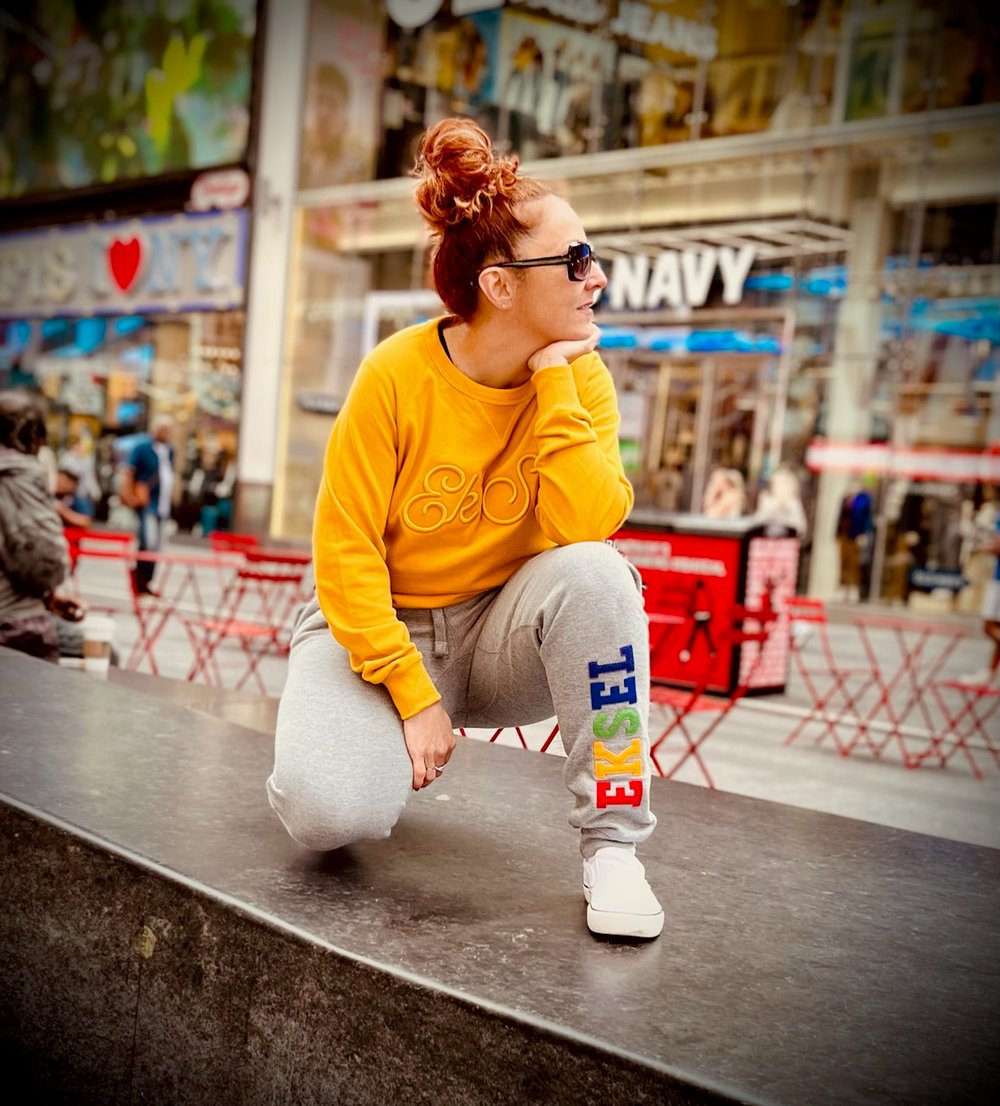 Unisex Embossed Sweatshirt (Goldenrod)