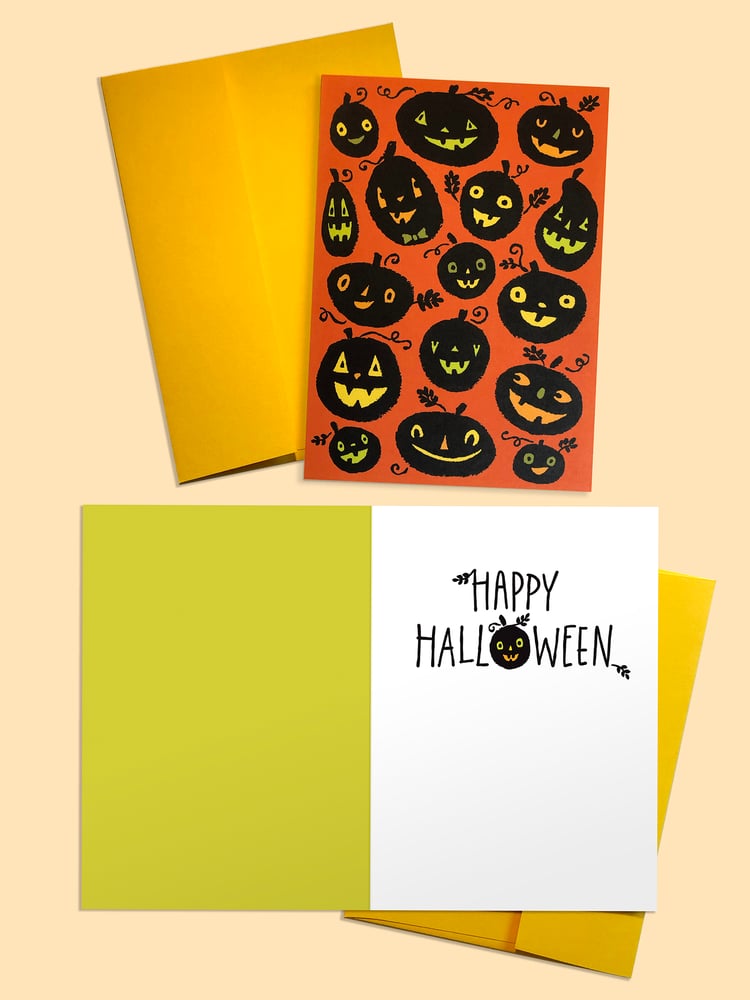 Image of Halloween Card Lite Bright Pumpkins (The 2 BOO-Bundle)