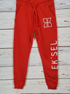 Leg Up Jogger  (Cardinal Red) 