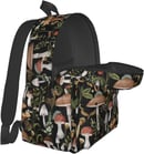 Image 2 of 🍄 Mushroom Forest Backpack - Amanita - Bolete - Cottagecore