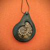 Fossilized Ammonite Pendant #4