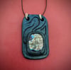 Rectangular Labradorite Pendant #2