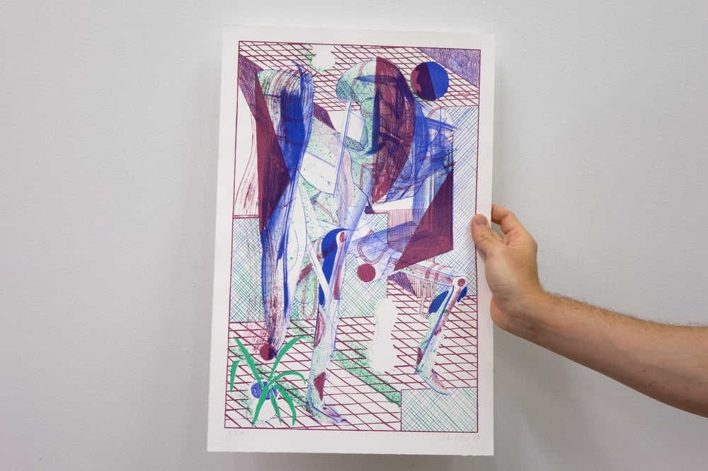 Image of Strong LQQk 2 Lithograph Color Test Print