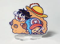 Image 1 of Luffy & Friends - Luffy and Chopper Acrylic Standee Keychain