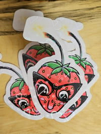 Strawberry Bomb Sticker