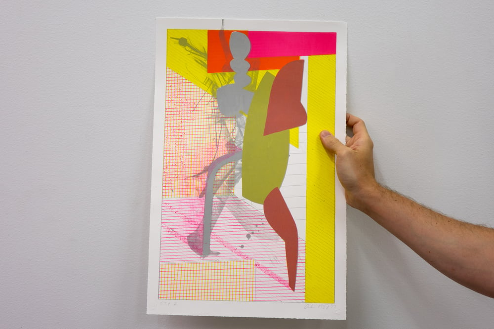 Image of Strong LQQk 3 lithograph color test print