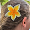 Plumeria Hair Clip #2