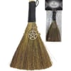Wiccan Besom with Pentacle Charm