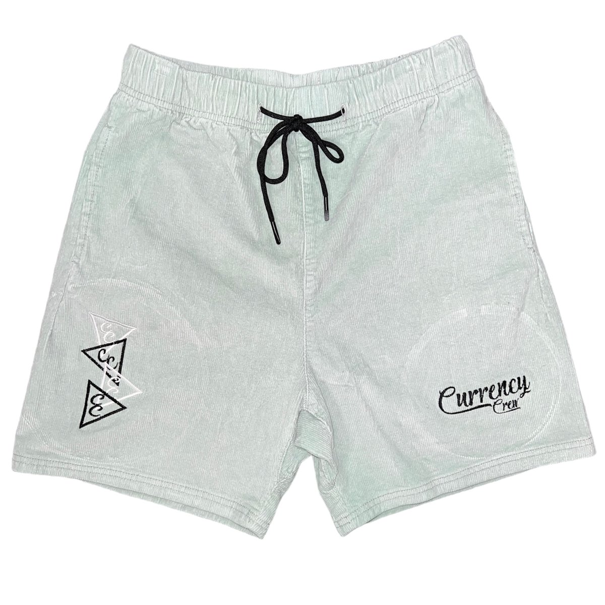 Image of Currency Crew 4 Stacks Corduroy Shorts Sage