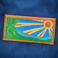 Image 1 of Flap Pouch (Painted Leather)