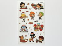 Image 1 of Mugiwara Daily Life Sticker Sheets