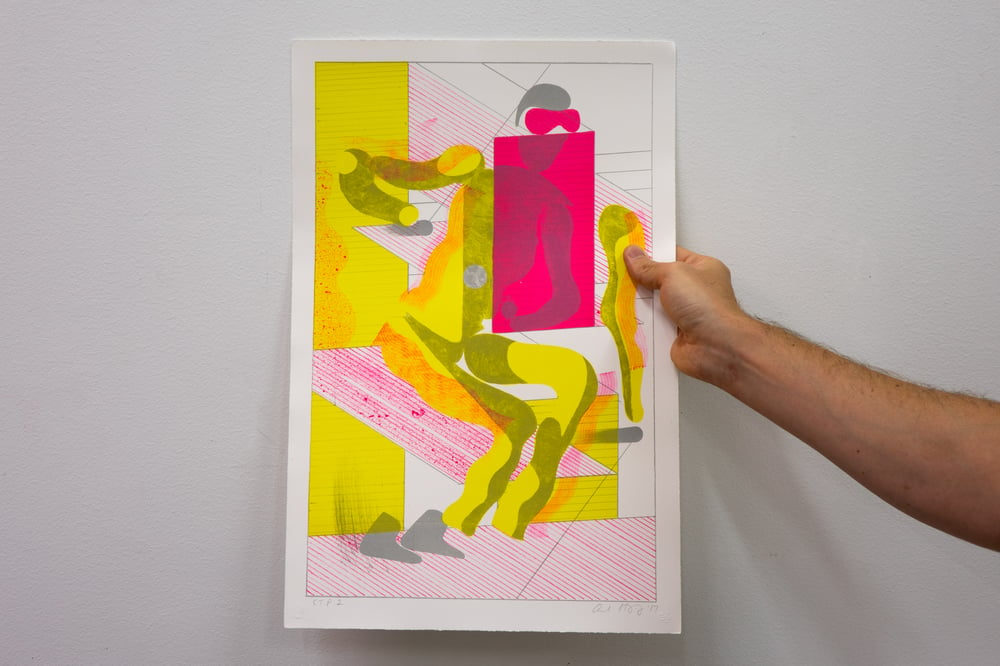 Image of Strong LQQk 8 Lithograph Color Test Print