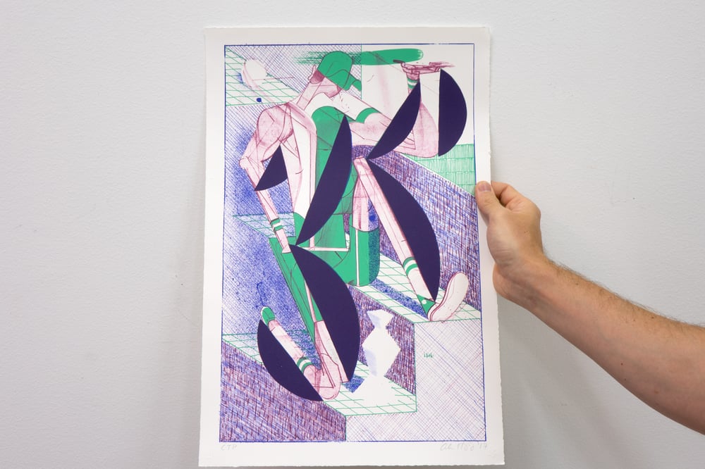 Image of Strong LQQk 6 Lithograph Color Test Print