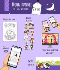 Moon Bundle- Digital Book & Full Digital Bundle