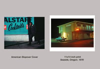 Image 2 of  AMERICAN STOPOVER first edition. With limited edition 11x14 inch print.  $325.00