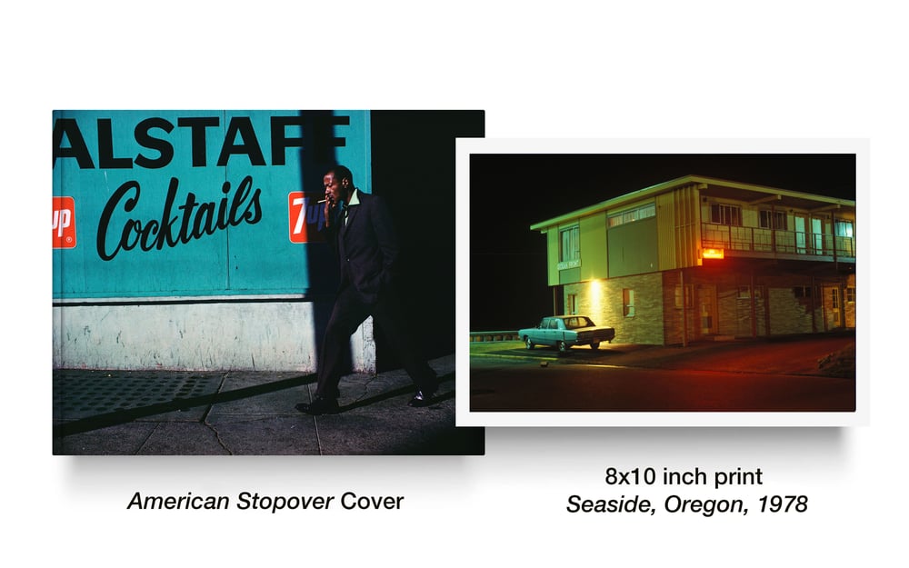 Image of New Book! AMERICAN STOPOVER. With 8x10 inch print.  Available for pre-order. Publishing Feb 2024.