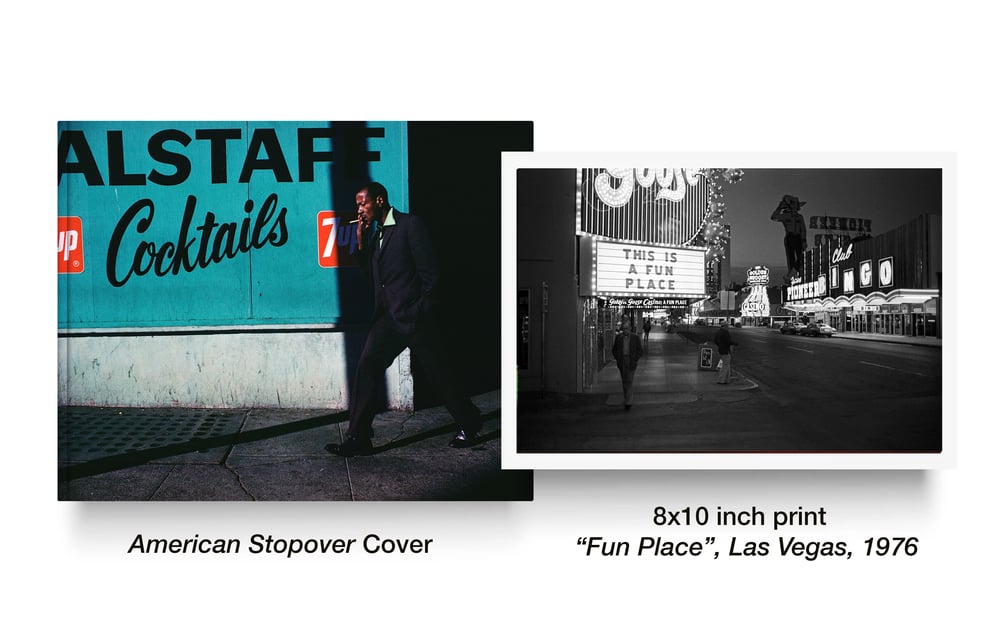 Image of New Book! AMERICAN STOPOVER. With 8x10 inch print.  Available for pre-order. Publishing Feb 2024.