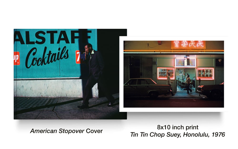 Image of New Book! AMERICAN STOPOVER. With 8x10 inch print.  Available for pre-order. Publishing Feb 2024.