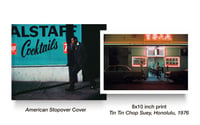 Image 4 of AMERICAN STOPOVER. First edition.  With limited edition, signed  8x10 inch print.  $250.00
