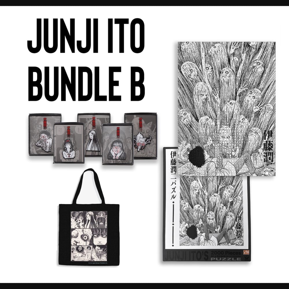 Image of JUNJI ITO HORROR SUPER BUNDLE B (BLACK TOTE)