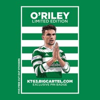 Matt O'Riley Pin Badge + Free Stickers