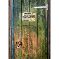 Cubicle door. Lancashire cotton mill.