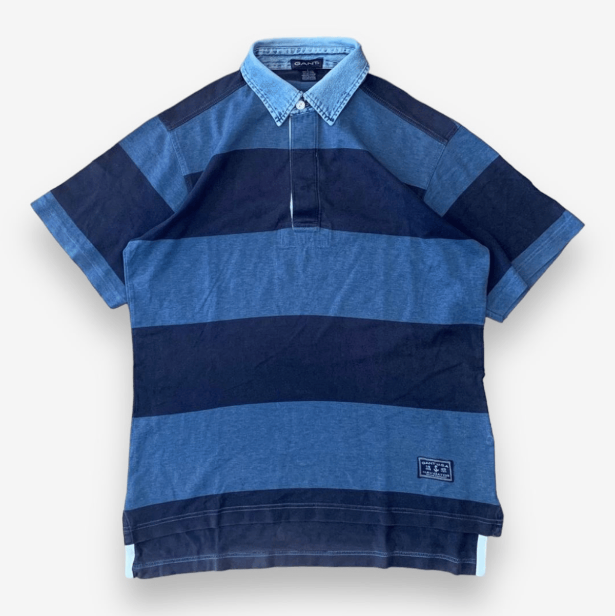 Image of Polo “Denim Striped” by Lighthouse