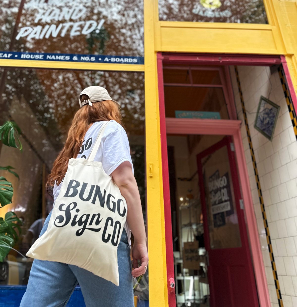 Image of 'Bungo Sign Co.' Tote Bag