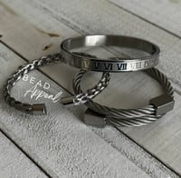 Image 1 of Unisex 3-Count Bracelet Set