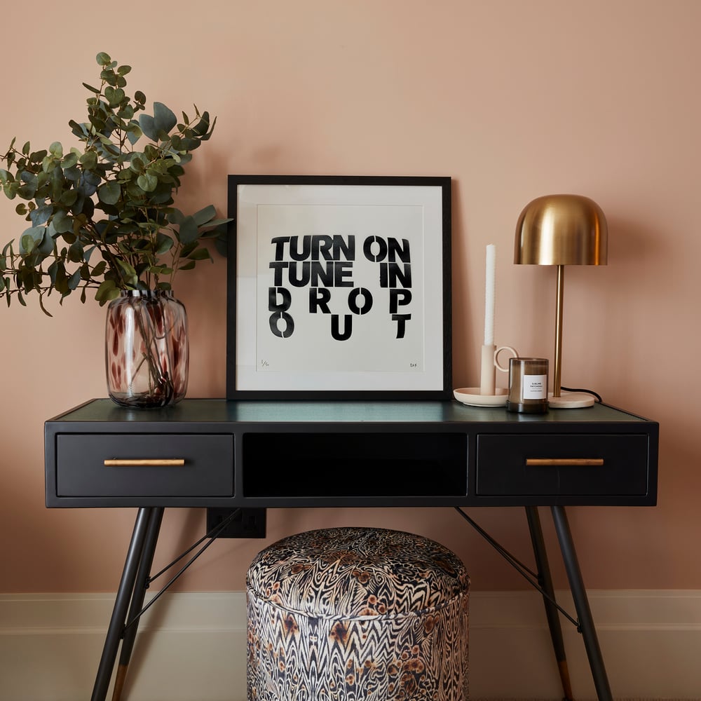 Turn On, Tune In, Drop Out (Black Stencil)