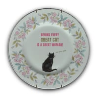 Image 1 of Behind every great cat...is a great woman! (Ref. 482c)