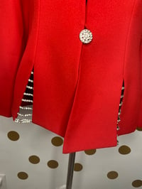 Image 2 of Caramia Red Stoned Blazer - Size: S/M