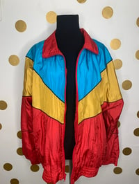 Image 1 of H.IC. Colorblock Bomber Jacket - Size: M