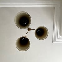 Image 4 of Brass Triple-Light Chandelier for Itsu, Finland [II]