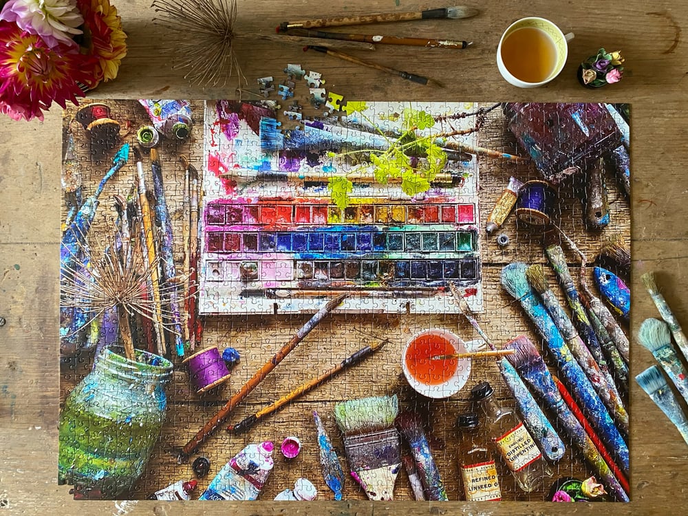 Image of ** RESERVED FOR HOLLY** 'The Artist's Table' Jigsaw