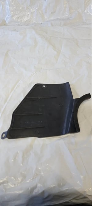 Image of 94-01 Integra OEM Black RH Kick Panel ECU Cover Trim Bezel Plate