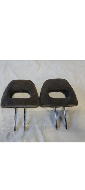 Image of 1994-2001 Acura Integra Headrest head rest Grey Gray Leather Front Seat OEM