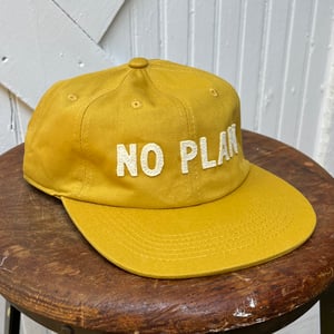 Image of NO PLAN - Mustard Flat Bill Hat