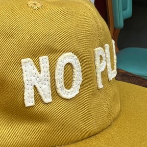 Image of NO PLAN - Mustard Flat Bill Hat