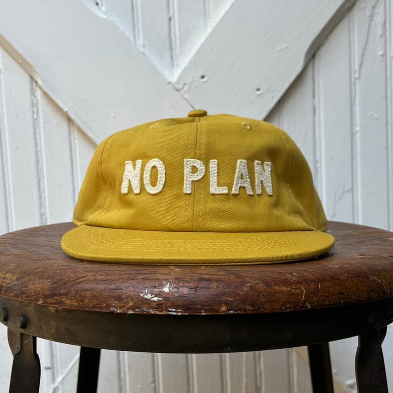 Image of NO PLAN - Mustard Flat Bill Hat