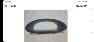 Image of 94 - 01 ACURA INTEGRA - INSTRUMENT GAUGE CLUSTER BLACK BEZEL PLASTIC TRIM #111