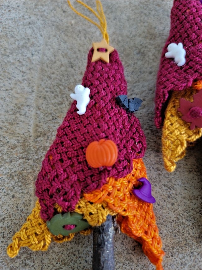 Image of Halloween Tree Ornament, Handmade