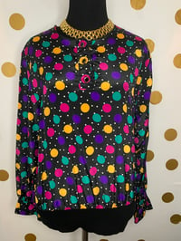 Image 1 of Notations Colorful Circled Top - Size M