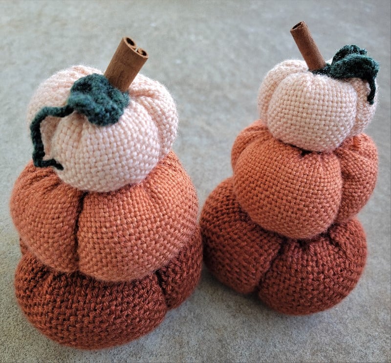 Image of Pumpkin Stack, Soft Sculpture, Handmade