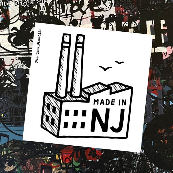 Image of "Made in NJ" Vinyl Sticker